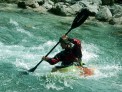 Kayaking on Soca river