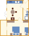 Apartment Rombon Bovec layout - type B